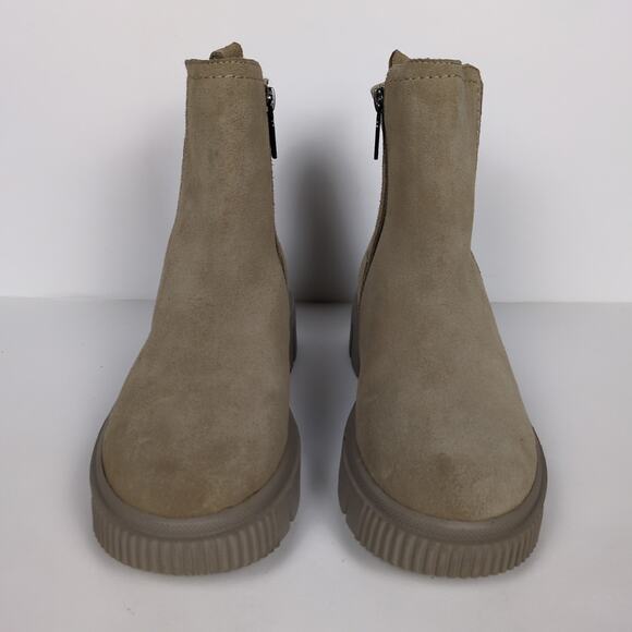 BLONDO Bandit Ankle Boots Beige Cow Suede Leather Waterproof Women's 6 - Picture 6 of 9